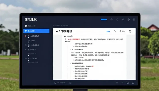 设备保养中的使用建议与实际操作要点